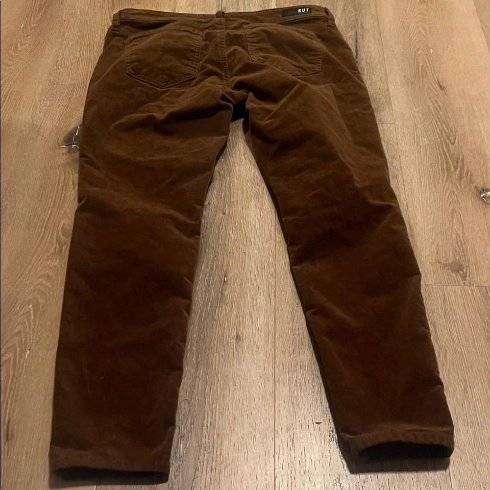Kut corduroy Brown Women's Jeans Size 6  Petite High Rise Diana Fab Ab Skinny
